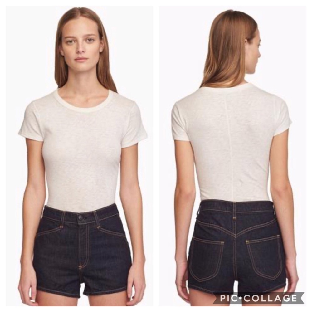 rag & bone Ellie Denim Shorts in Indigo High Rise Size 30 NWT